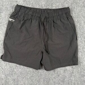 LEG3ND Shorts Large Black Athletic Drawstring Elastic Waist Pockets Casual Men's